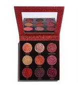 Revolution Pressed Glitter Eyeshadow Palette Hot Pursuit image