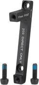 SRAM SPARE - POST BRACKET - 17P (REAR 220), INCLUDES STAINLESS CALIPER MOUNTING BOLTS (WILL NOT WORK ON 203 FORK) - 203 REAR MOUNT TO 220 ROTOR ADAPTOR