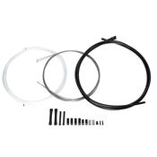 Sram Shift Cable Kit - Black 4mm SlickWire 1X (Includes 2300mm x1.1mm Sram SlickWire cable, 2000x4mm Sram housing, 2 Sram Aluminum Ferrules, 2 end caps) - Sram 1x MTB and Road