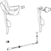 Sram ED Exchange Kit Shifter And Brake E1 AXS Disc(Including Hood)