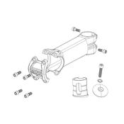 Zipp Combo Mount For Action Camera And Frontlight For Zipp Quickview Integrated Road Computer Mount (Including Bolts) image