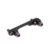 SRAM POST BRACKET - 40 P (FRONT 200/REAR 180), INCLUDES BRACKET &amp; STAINLESS RAINBOW BOLTS) - STANDARD MOUNT