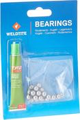 Weldtite 1/4" Rear Hub Bearing &amp; Grease