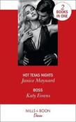Mills &amp; Boon / Desire / 2 in 1 / Hot Texas Nights : Hot Texas Nights / Boss image