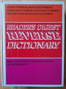 John E. Kahn - Reader's Digest - Reverse Dictionary &amp; Lexicon of Difficult Words - HB - 1989