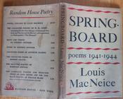 Louis MacNeice - Springboard : Poems 1941-1944 - HB 1st US Edition 1945 image