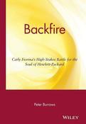 Peter Burrows / Backfire - Carly Fiorina &amp; Hewlett Packard (Hardback) image