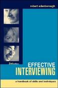 Robert Edenborough / Effective Interviewing: A Handbook of Skills, Techniques and Applications (Large Paperback) image