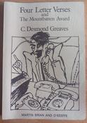 C Desmond Greaves - Four Letter Verses and The Mountbatten Award - PB 1983