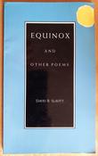 David R Slavitt - Equinox and Other Poems - PB - 1988 image
