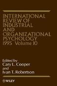 Cary L. Cooper  ,  Ivan T. Robertson / 1995, International Review of Industrial and Organizational Psychology (Hardback) image