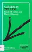 Elizabeth Usher / Careers in the Law (Fourth Edition) (Large Paperback) image