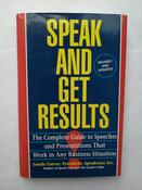 Sandy Linver / Speak and Get Results (Hardback) image