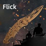 Knife – 5 -Flick (3-D Wooden Puzzle)