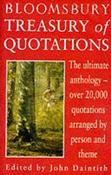 John Daintith / Bloomsbury Treasury of Quotations (Hardback) image