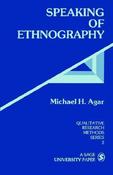 Michael H. Agar / Speaking of Ethnography (Large Paperback) image