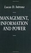 Lucas D. Introna / Management, Information and Power (Large Paperback) image