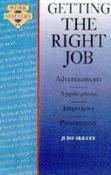 Judy Skeats / Getting the Right Job (Large Paperback) image