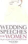 Suzan St. Maur / Wedding Speeches For Women (Large Paperback) image