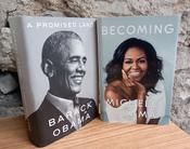 Barack Obama &amp; Michelle Obama - 2 Book Lot -  Becoming ( HB 2018)  | A Promised Land ( HB 2020)