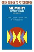 Gillian Cohen ,  George Kiss &amp;  Martin Le Voi / Memory : Current Issues ( 2nd Edition - Open Guides to Psychology) (Large Paperback) image
