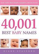 Diane Stafford / 40, 001 Best Baby Names (Large Paperback) image