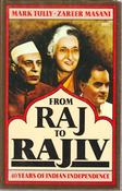 Mark Tully &amp; Zareer Masani / From Raj to Rajiv - 40 Years of Indian Independence(Hardback) image