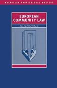 Josephine Shaw / European Community Law (Large Paperback) image