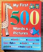 My First 500 Words &amp; Pictures (Children's Coffee Table book) image