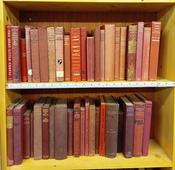1 Meter of Antiquarian books Red Covers Met 21 image