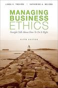 Linda K. Trevino / Managing Business Ethics (Large Paperback) image