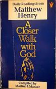 Martin H. Manser / A Closer Walk with God image