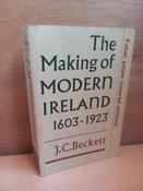 J.C Beckett - The Making of Modern Ireland : 1603-1923 - Vintage Faber PB 1973 - History image