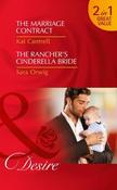 Mills &amp; Boon / Desire / 2 in 1 / The Marriage Contract / The Rancher's Cinderella Bride image