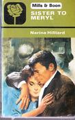 Mills &amp; Boon / Sister to Meryl (Vintage) image