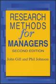 John Gill / Research Methods for Managers (Large Paperback) image