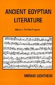 Miriam Lichtheim / Ancient Egyptian Literature (Large Paperback)
