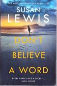 Susan Lewis / Don't Believe a Word (Large Paperback) image