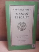 Abbé Prévost - Manon Lescaut (Translated by L.W Tancock) - Vintage Penguin Classics PB - 1949