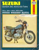Haynes Manual: Suzuki GS/GSX 250, 400 &amp; 450 Twins: Owners Workshop Manual image