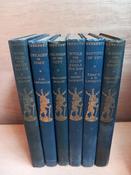 Jonathan Cape UK - Traveller's Library - 6 HB Editions  (With Seas and Many Lands- Mason | Twilight in Italy -Lawrence| Thunder on the Left  &amp; Where the Blue Begins - Morley | While the Billy Boils - Lawson | Captive of Tipu - Lawrence | 1928-32