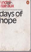 Andre Malraux / Days of Hope (Vintage Paperback) image