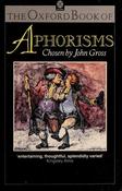John Gross / The Oxford book of aphorisms image