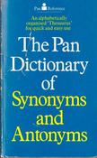 Laurence Urdang / The Pan Dictionary of Synonyms and Antonyms (Vintage Paperback)