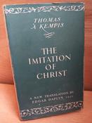 Thomas Á Kempis - The Imitation of Christ - HB (Translation by Edgar Daplyn) 1952 image