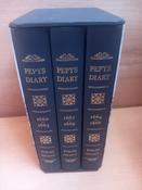 Samuel Pepys - Pepys Diary ( HB 3 Volume edition( 1660-63, 1664-66, 1667-69) - Slipcased Folio Society Edition image