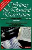 Gordon B. Davis / Writing the Doctoral Dissertation (Large Paperback) image