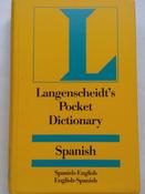 English Dictionary / Langenscheidt's Pocket Spanish image