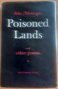 John Montague - Poisoned Lands and Other Poems - HB - SIGNED - 1961 image