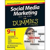 Jan Zimmerman / Social Media Marketing All-in-One For Dummies (Coffee Table Book) image